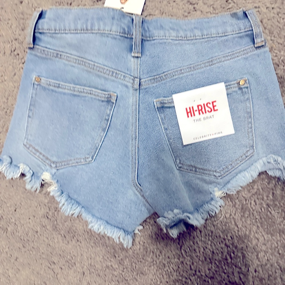 Celebrity Pink The BRAT hi rise jean shorts - Picture 2 of 2